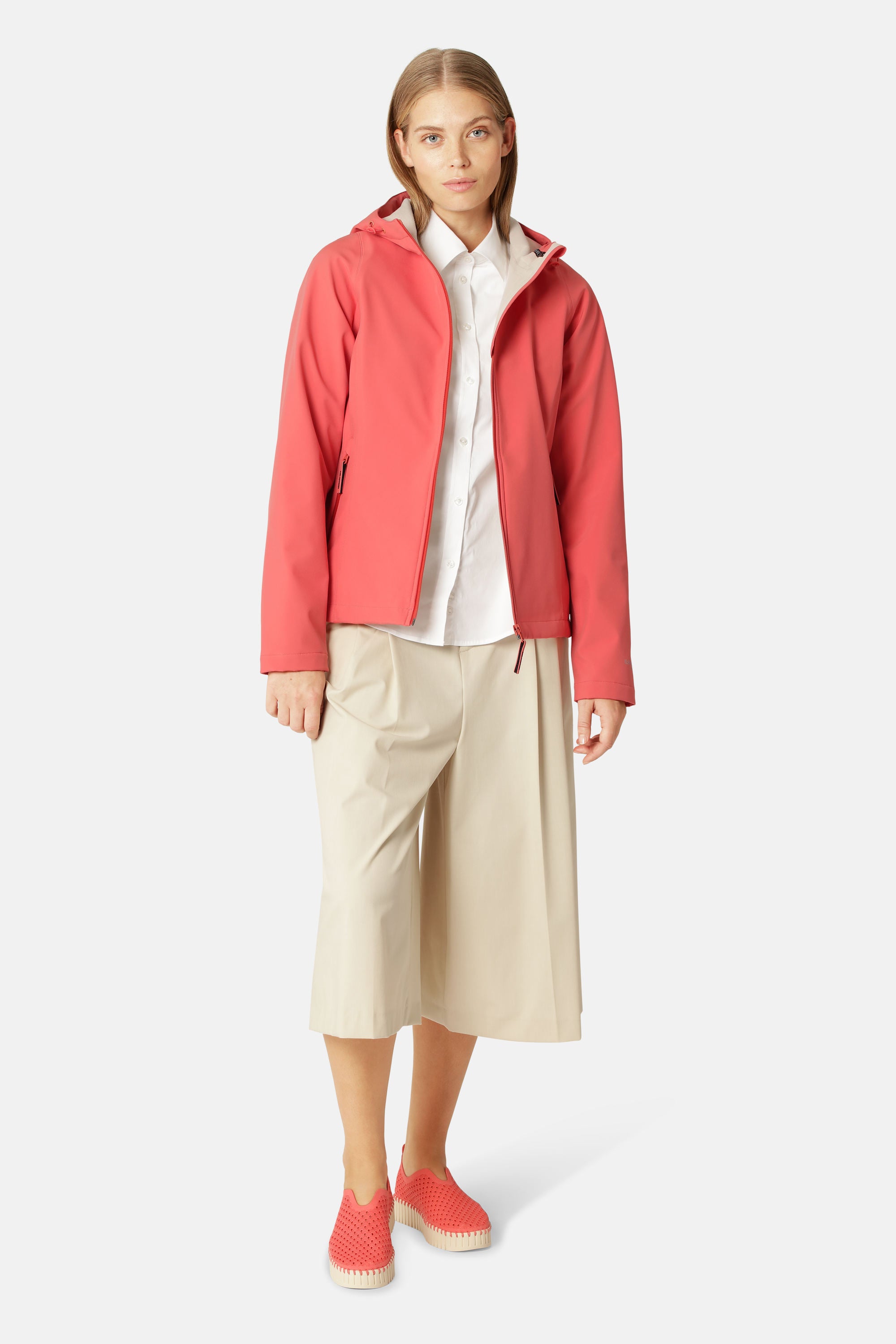 Imperméable Softshell Court - Spiced Coral
